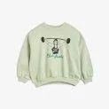 Sweater Club Muscles Green - Sweatshirts and great knits keep your kids warm even on cold days | Stadtlandkind