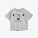 T-Shirt Club Muscles Grey Melange - Shirts und Tops für deine Kinder aus hochwertigen Materialien | Stadtlandkind