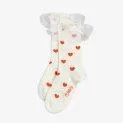 Socken Hearts White - Die richtige Socke in höchster Qualität für jede Saison und jedes Alter mit und ohne ABS | Stadtlandkind