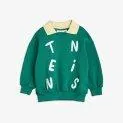 Sweater Tennis Green - Sweatshirts and great knits keep your kids warm even on cold days | Stadtlandkind