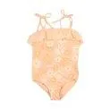 Daisy Apricot swimsuit - The right swimsuit for your kids with ruffles, stripes or rather an animal print? | Stadtlandkind