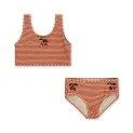 Bikini Jade Glitter Stripe - Les rats d'eau en ont pour leur argent : maillots de bain, combinaisons, bikinis, peignoirs, serviet | Stadtlandkind