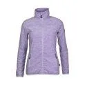 Women's fleece jacket Maika lavender aura - Wind-repellent and light - our transitional jackets and vests | Stadtlandkind
