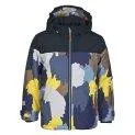 Kinder Winterjacke Malou lemon camo print - Exciting winter jackets and coats for a splash of color in the gray season | Stadtlandkind
