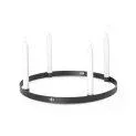 Candlestick Large Black Brass - Candles and room scents for a cozy ambience | Stadtlandkind