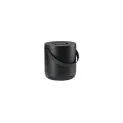 Circular waste garbage can 15 l, black - Everything for the perfectly set table and great baking accessories | Stadtlandkind