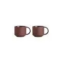 Kaffeetasse Yuka, 2 Stück, Terracotta - Alles für den perfekt gedeckten Tisch und tolles Backzubehör | Stadtlandkind