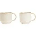 Espresso cup Yuka, 2 pieces, Old White - Decoration and practical pieces for a modern children?s bedroom | Stadtlandkind