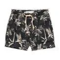 Swim shorts Tropical Print Black