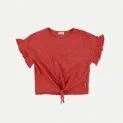 T-shirt Alma rose rubis - Des chemises et des hauts pour vos enfants fabriqués dans des matériaux de haute qualité. | Stadtlandkind