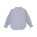 Bluse Tyra Bolich Blue Stripe - Chice Blusen mit vertrüumten Rüschen oder klassisch schlicht | Stadtlandkind