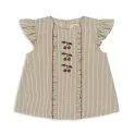 Top Ellie Gots Tea Stripe - Shirts and tops for your kids made of high quality materials | Stadtlandkind