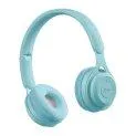 Wireless Bluetooth Headphones for Kids Blue Pastel - Children's music to listen to or sing along loudly | Stadtlandkind