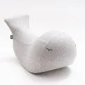 ba - Baleine à bascule gris chiné - Meubles de chambre d'enfant mignons fabriqués à partir de matériaux durables | Stadtlandkind