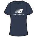T-shirt Essentials Stacked Logo nb navy - Can be used as a basic or eye-catcher - great shirts and tops | Stadtlandkind