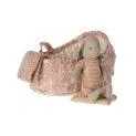 Rose rabbit in carrier bag - Sweet friends for your doll collection | Stadtlandkind