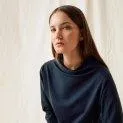 Crop sweater blue note - Fancy and unique sweaters and sweatshirts | Stadtlandkind