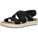Sandals Elle Criss Cross black/birch - Cute, comfortable and nice and airy - we love sandals for hot days | Stadtlandkind
