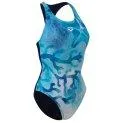 Arena Seafloor swimsuit navy/turquoise multi - Swimsuits for adults for absolute comfort in the water | Stadtlandkind