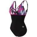 W Bodylift Swimsuit Jennifer Wing Back C Cup black multi/black/grape violet - Swimsuits for adults for absolute comfort in the water | Stadtlandkind