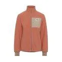 Rothe peach fleece jacket - Wind-repellent and light - our transitional jackets and vests | Stadtlandkind