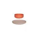 Pullo children's tableware set 2 pieces, apricot/pink - A nice selection of plates and bowls | Stadtlandkind