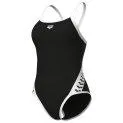 Arena Icons Super Fly Back Solid black/white swimsuit - Swimsuits for adults for absolute comfort in the water | Stadtlandkind