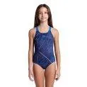 Arena Galactic Swim Pro Back navy/blue river swimsuit - Ready for any weather with children's clothes from Stadtlandkind | Stadtlandkind