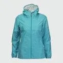 Ladies rain jacket Travellight tahitian sea - Also in wet weather top protected against wind and weather | Stadtlandkind