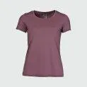 Ladies functional T-shirt Daria catawba grape - Exercise is good and with our selection relaxes even more | Stadtlandkind