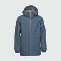 Children's rain jacket Zimi indian teal - Ready for any weather with children's clothes from Stadtlandkind | Stadtlandkind