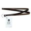 Leather key fob Leather collar long