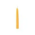 Amber beeswax candle