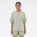 T-shirt Hyper Density Oversized olivine - Peut être utilisé comme basique ou pour attirer l'attention - superbes chemises et tops | Stadtlandkind