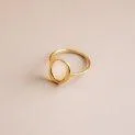 Circle gold finger ring
