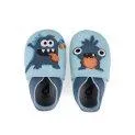 Bobux Messy Monster Soft Sole celestial blue - Crawling shoes for your baby's journeys of discovery | Stadtlandkind