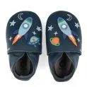 Bobux Cosmic Rocket Soft Sole navy - Crawling shoes for your baby's journeys of discovery | Stadtlandkind