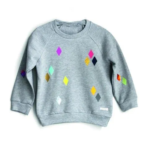 Sweater Diamonds Grey - pom Berlin