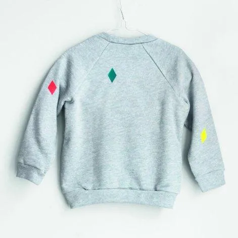 Sweater Diamonds Grey - pom Berlin