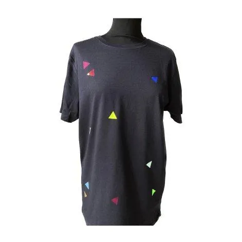 Adult T-Shirt Triangles Navy - pom Berlin