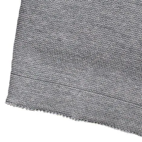 Baby blanket Merino wool grey-mélange - frilo swissmade
