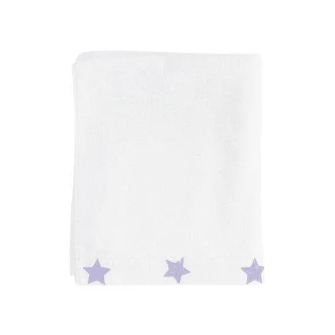 Serviette de bain étoiles violet - francis ebet