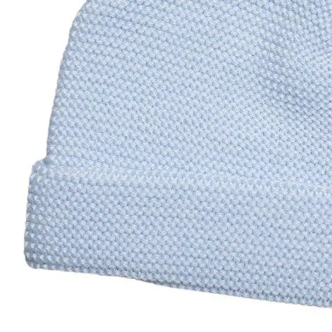 Mütze Merinowolle hellblau - frilo swissmade