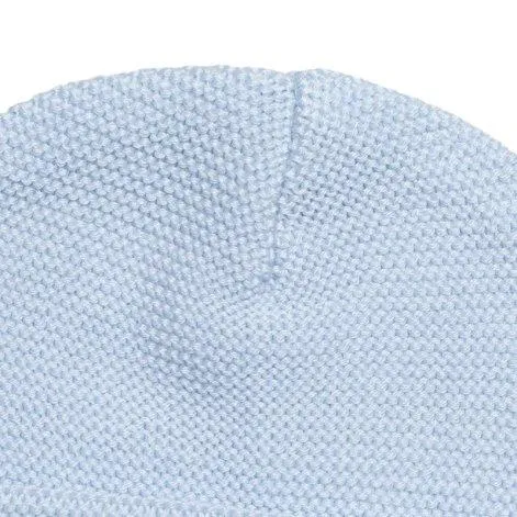 Mütze Merinowolle hellblau - frilo swissmade