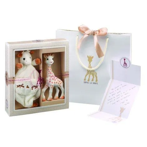 Kuschelige Geschenkbox - Zusammenstellung 1 - Sophie la girafe