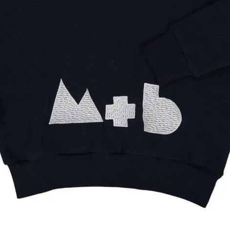 Sweatshirt LOUIE oceanblue with embroidery - Mimi + Bart 