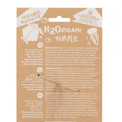 Badespielzeug H2Origami Turtle - Oli & Carol
