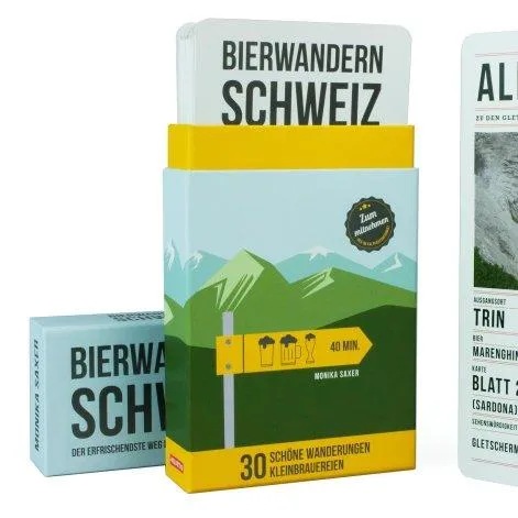 Buch Bierwandern Schweiz Box - Helvetiq