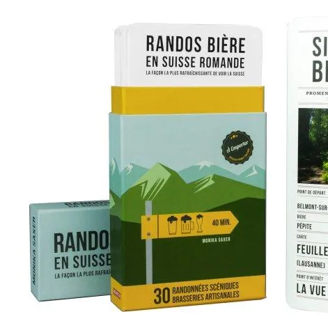 Livre Randosbières en Suisse romande BOX - Helvetiq