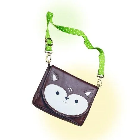 Bag Relly (fawn) with green belt - Amorina